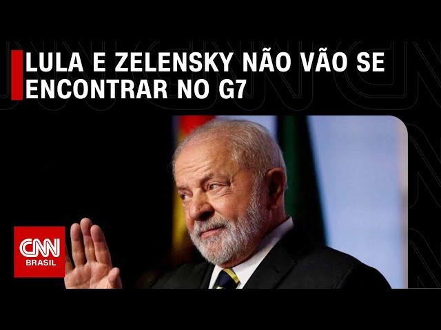 Lula e Zelensky não vão se encontrar no G7 | LIVE CNN