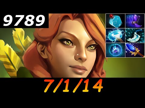 Dota 2 Windranger 9789 MMR 7/1/14 (Kills/Deaths/Assists) Ranked Full Gameplay