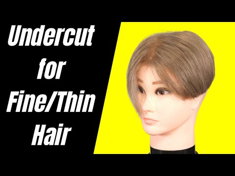 Undercut Haircut for Fine or Thin Hair - TheSalonGuy