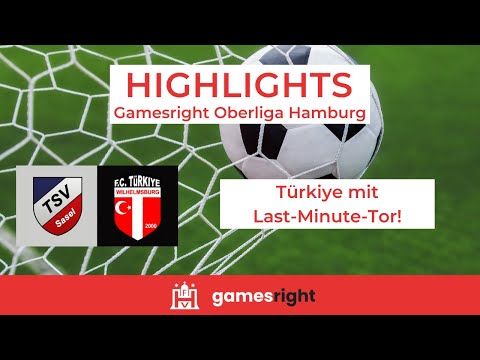 26. Spieltag Gamesright Oberliga Hamburg Highlights TSV Sasel - FC Türkiye