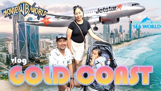 Gold Coast & Brisbane Travel Vlog | Movie World, Sea World, Cruise Lunch & More! 🌊🎢✨