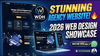Stunning Digital Agency Website Design 2026 | Full Web Development Sho