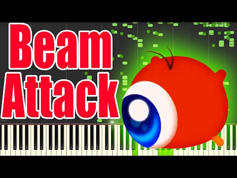 Beam Attack but it's MIDI (Auditory Illusion) | Beam Attack Piano sound