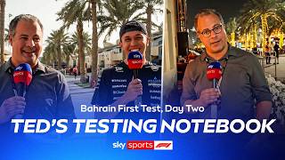 Ted looks back at an intriguing second day of testing in Bahrain 🧐 | Ted's Testing Notebook