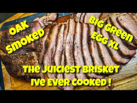 USDA Prime Brisket | Big Green Egg XL | Oak Smoked|...