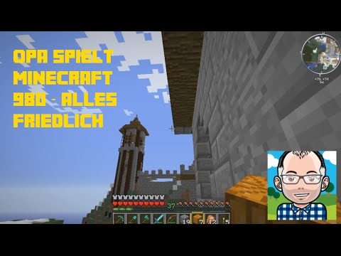 Opa spielt Minecraft 980 – Alles friedlich