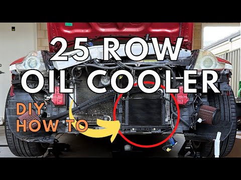 Installing 25 Row OIL COOLER On 370z | Ultimate 370Z Street Build