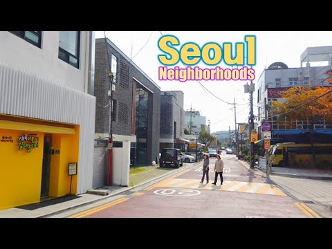 Viagem à cidade de Seul - caminhada em Segok-dong, passeio a pé [Gangnam-gu 3] Este é um lugar em Seul para se refrescar e dar um passeio na linha LAN [4K] 3(3)-26