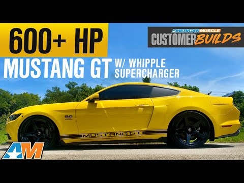 2017 Mustang GT with Stage 2 Whipple Supercharger Making 600+ HP | AmericanMuscle Customer Builds