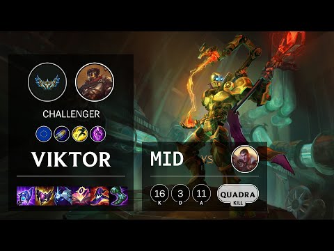 Viktor Mid vs Jayce - EUW Challenger Patch 12.2