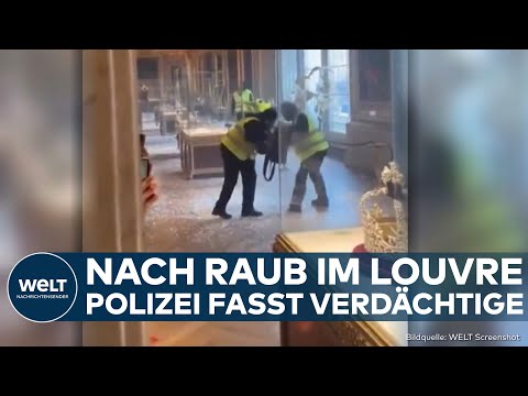 PARIS: Nach Diebstahl im Louvre! Polizei fasst Verdächtige! Beute bleibt verschwunden