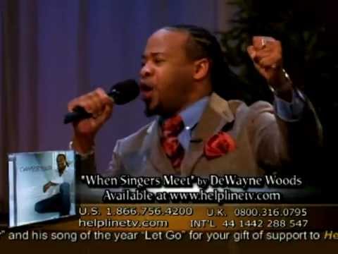 Christian Artist DeWayne Woods sings 