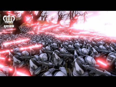 12.000 Tornado Troopers vs 3.000 T-rexs- Ultimate Epic Battle Simulator 2- UEBS 2
