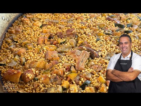 Paella de pollo con mucho sabor 