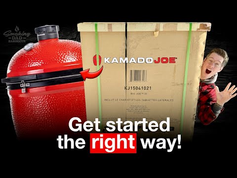 Kamado Joe Unboxing, Assembly & First Fire Instructions (2025 UPDATE)