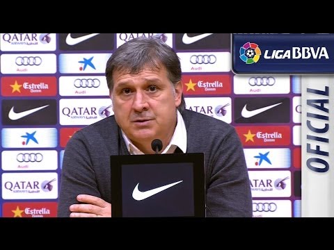 Rueda de Prensa de Tata Martino tras el FC Barcelona (2-3) Valencia CF - HD