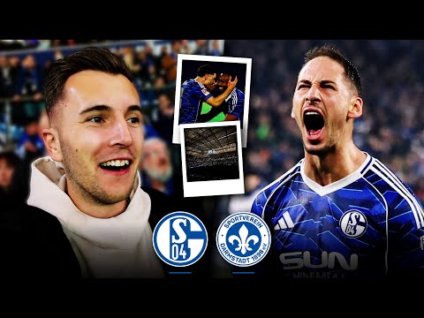SCHALKE vs DARMSTADT Stadion Vlog 🔥 Schalke marschiert weiter! Was ein Fight!