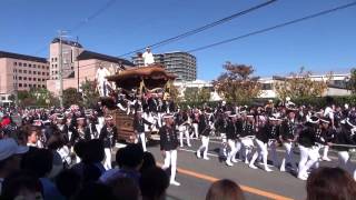 preview picture of video '鳳祭2013 ⑩上のパレード / Otori Danjiri-Parade of Kami'