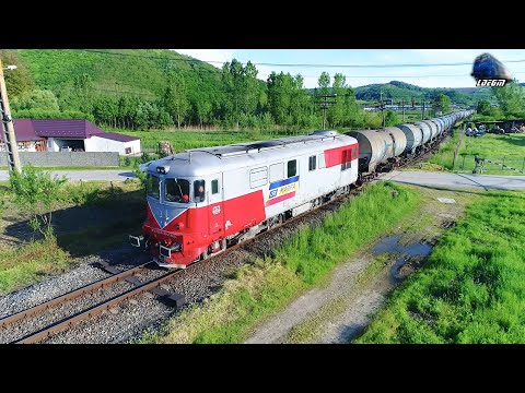 🚁🚂Fluieroasa 60-0897-8 Whistle Loko & Marfar CFR MARFĂ Tanker Train in Șimleul Silvaniei 21 May 2021