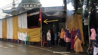 Viral Resepsi Pernikahan di Perempatan Lampu Merah Banyumas
