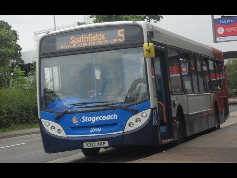 Stagecoach Midlands ADL Enviro 300 (Scania) 28633 KX12 AKP on route 5 to Southfields