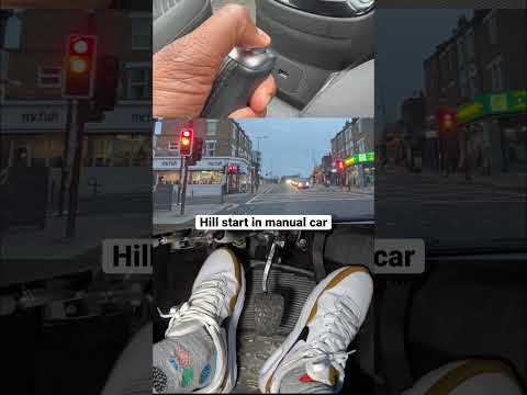 Hill start in manual car #drivingtesttips #shorts