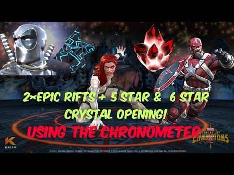 2× Epic Rifts + 5 Star & 6 Star Crystal Opening! | Using The Chronometer!