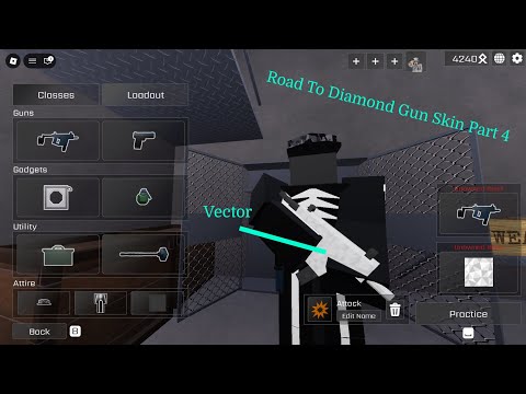 Road To Diamond Gun Skin | Part: 4 (Roblox)