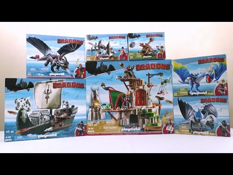 Playmobil unboxing : How to Train Your Dragon (2017) – 9243, 9244, 9245, 9246, 9247, 9248, 9249