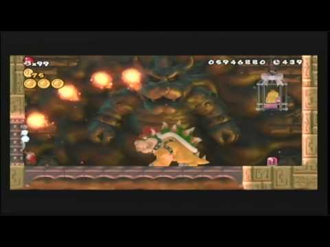 New Super Mario Bros. Wii: Bowser's Castle & Final Boss