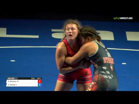 Junior WM 152 Finals - Kayla Marano (GA) vs. Alexis Gomez (IL)