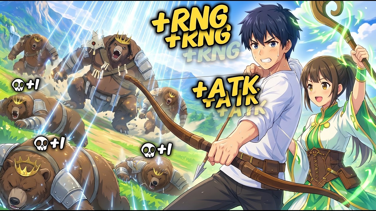 He Became An ARCHER With A BROKEN Skill That Steals Stats From Dead Monsters!