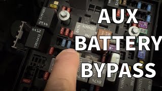 2018 Wrangler JL AUX BATTERY BYPASS in under 2 minutes.