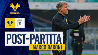 Baroni: Siamo arrabbiati, ora dobbiamo ripartire ancora più forte