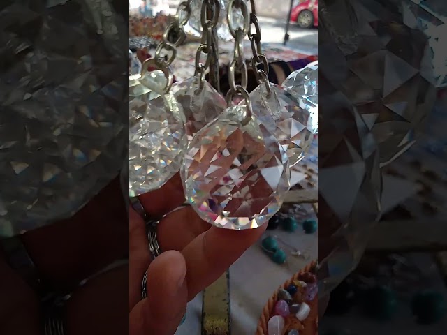 Vídeo relacionado con LEMESO Pack de Colgante de Bolas Cristal Atrapasoles Adornos 0,5 Metros de Largo para Hogar, Regalo Estreno de una Casa Housewarming Gift