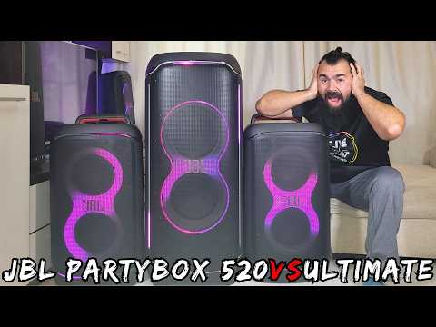 Are Two JBL Partybox 520 Better than One JBL Partybox Ultimate?