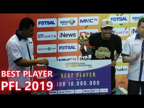 Marvin Alexa (Vamos Mataram) Best Player Pro Futsal League (PFL) 2019 - Liga Futsal Profesional