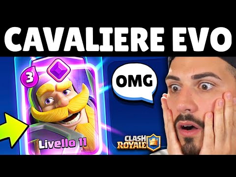FANTASTICO... PROVIAMO il NUOVO CAVALIERE EVOLUTO! - Clash Royale