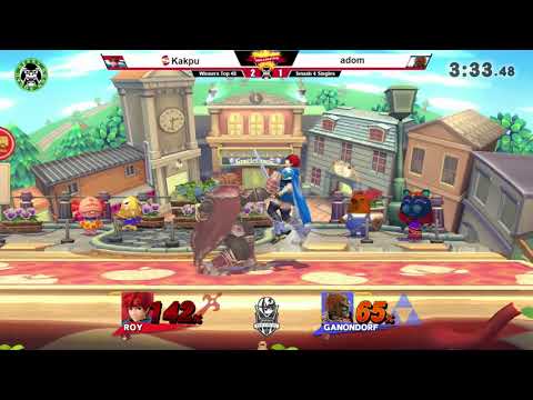 SI:D - Kakpu (Roy) Vs. adom (Ganon) - Winners Top 48 - Smash 4 Singles