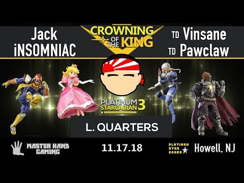 Platinum Starcadian 3 - iNSOMINAC + Jack vs Vinsane + Pawclaw - L Quarterfinals