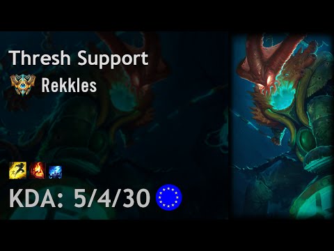 Thresh Support vs Bard - Rekkles - EUW Challenger Patch 6.17