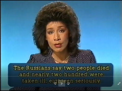 Chernobyl   BBC and ITV  news reports