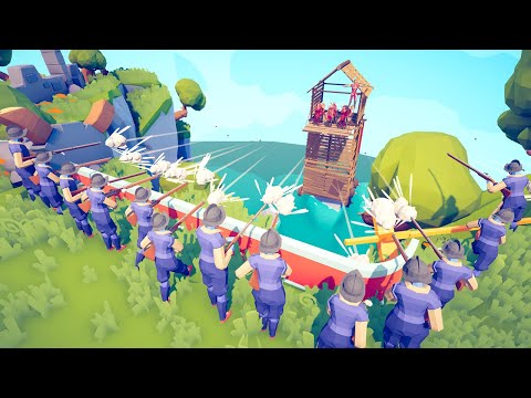 *ToyBox* TOWER vs EVERY UNIT (The Tower is in The Water) 🗼 | Totally Accurate Battle Simulator TABS