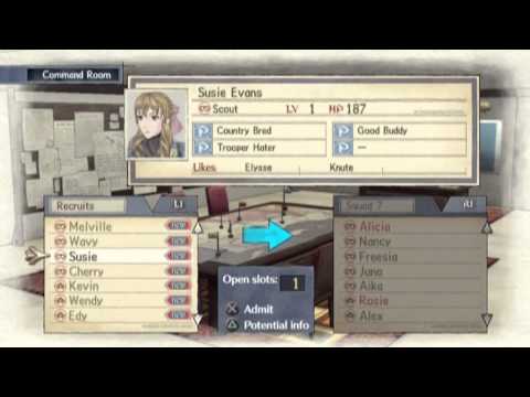 Let's Play Valkyria Chronicles Pt. 5, Building The Squad