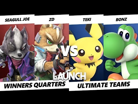 Launch Smash Ultimate Teams - ZD & Seagull Joe VS Bonz & Teki - Winner's Quarters