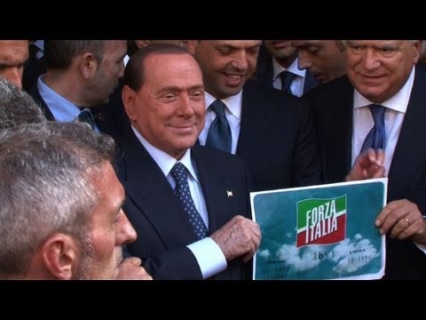 Berlusconi re-launches his Forza Italia party
