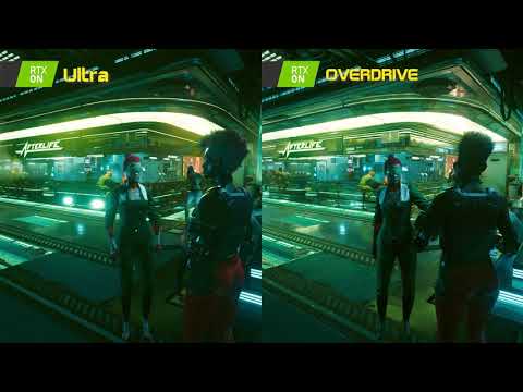 Cyberpunk RTX Overdrive VS RTX Ultra