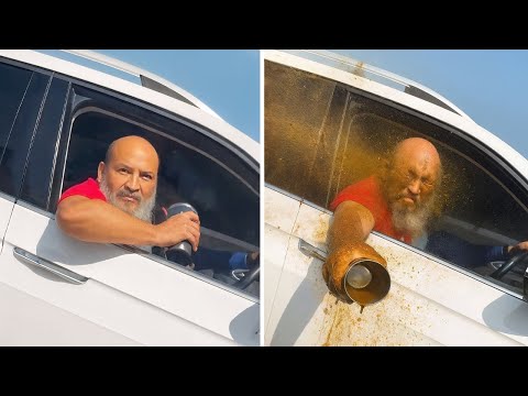 Angry Driver Gets Instant Karma