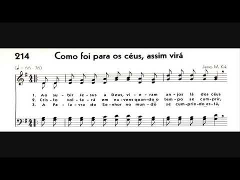 Hinário 5 CCB - Hino 214 - Como foi para os céus, assim virá - Strings - Teclado Yamaha PSR S670