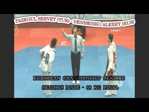 Tazegul Servet (TUR) - Denisenko Alexey (RUS) Seniors Male -68kg Final